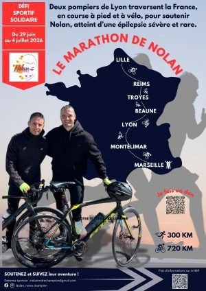 Le marathon de Nolan - défi sportif solidaire - flyer
